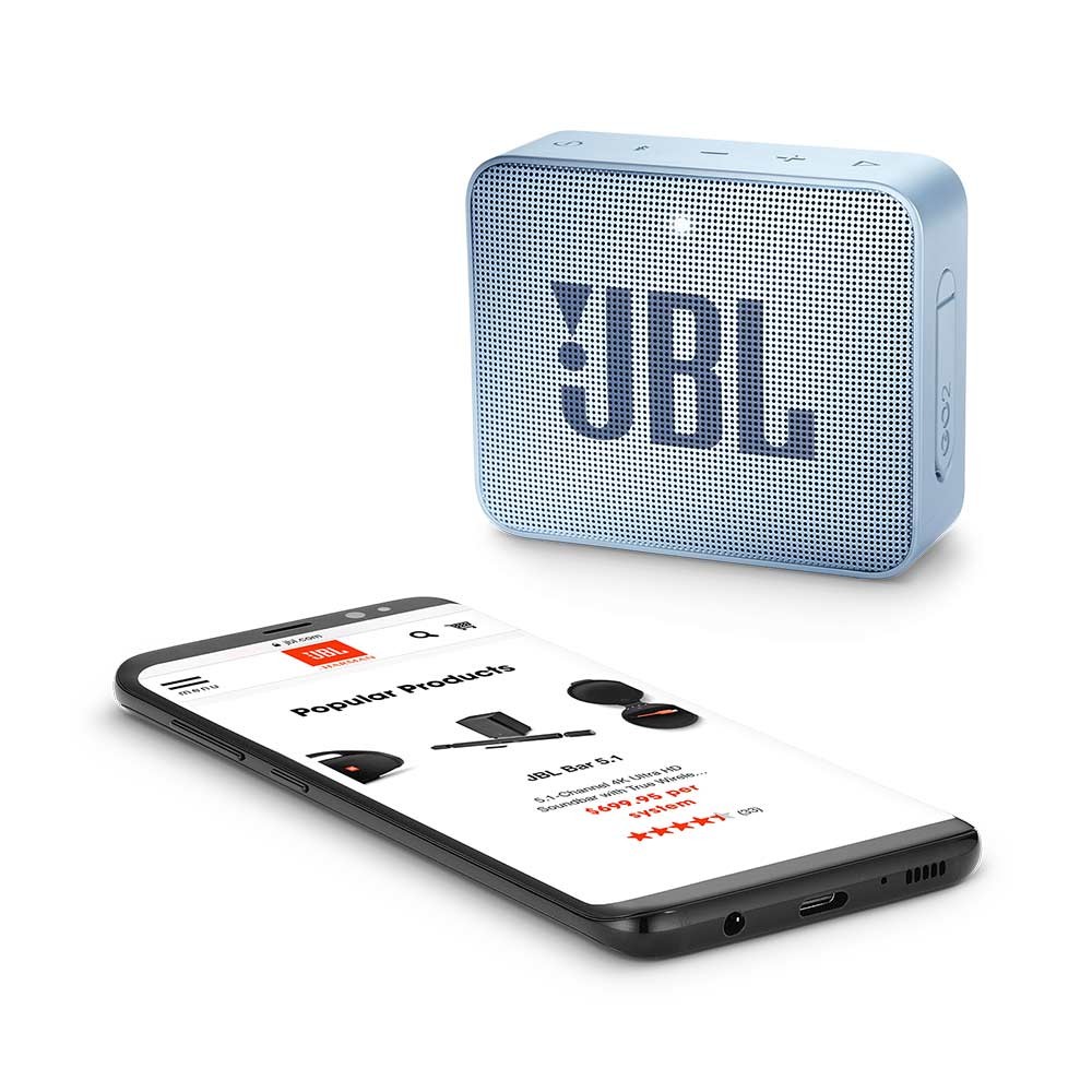 ลำโพงบลูทูธ JBL Go 2 Cyan