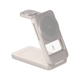 ที่ชาร์จไร้สาย Blue Box 3-in-1 TriFold Magnetic Qi2.2 Silver (BB-WS03)