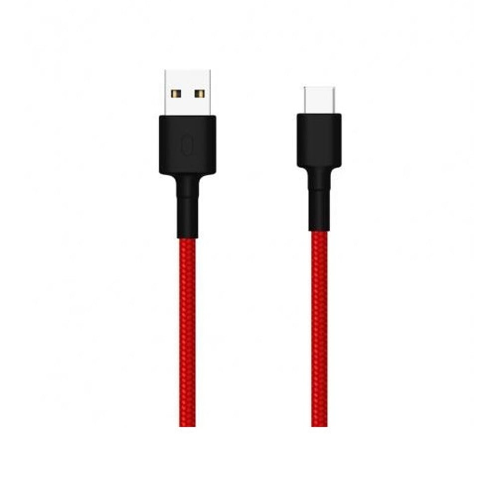 สายชาร์จ Xiaomi Mi Type-C Braided Cable Red