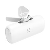 พาวเวอร์แบงค์ Ukiki 5,000 mAh Type-C/Lightning Capsule KP05CL-01 Pro (CCC) White