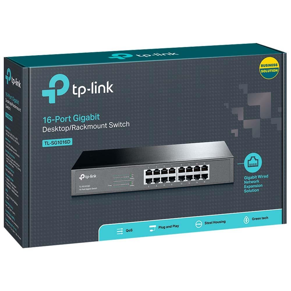 สวิตช์ฮับ TP-Link Network TL-SG1016D HUB 16 Port Switch