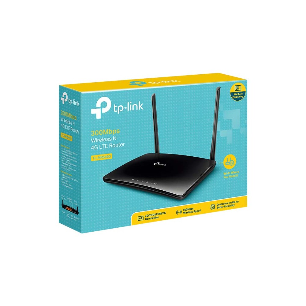 เราเตอร์ TP-Link 300Mbps Wireless N 4G LTE Router TL-MR6400