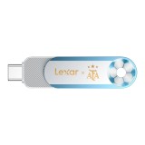 แฟลชไดร์ฟ Lexar Dual Drive D500 USB 3.2 Gen 1 Type-C Elite Legends Series 128GB AFA Edition