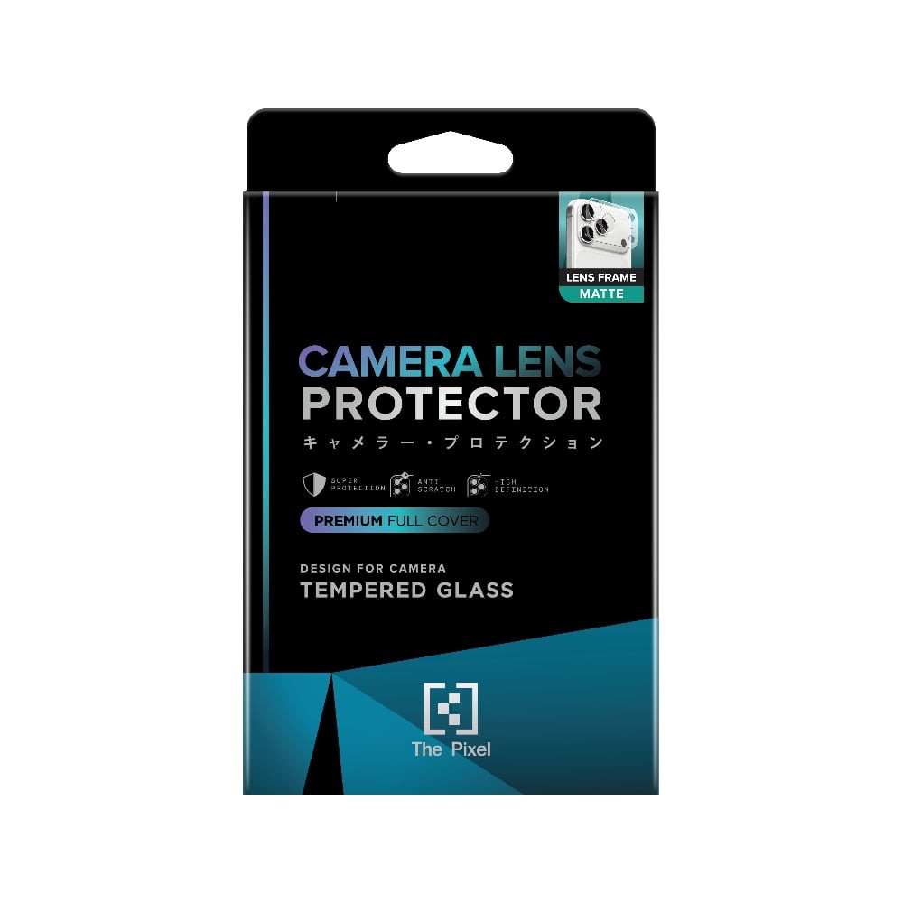 ฟิล์มกันรอยฐานกล้อง The Pixel iPhone 18 Pro Max Lens Frame Matte