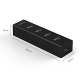 Orico 4 Ports USB3.0 HUB with Power 10W (H4013-U3)