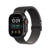 Apple Watch Ultra 4 GPS + Cellular 49mm Black Titanium Case with Black Titanium Milanese Loop - S