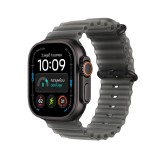 Apple Watch Ultra 4 GPS + Cellular 49mm Black Titanium Case with Translucent Black Ocean Band