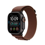Apple Watch Ultra 4 GPS + Cellular 49mm Black Titanium Case with Burgundy Alpine Loop - L
