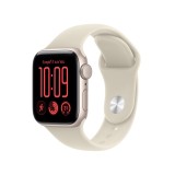 Apple Watch SE 3 GPS 40mm Starlight Aluminium Case with Sand Sport Band - M/L (2026)