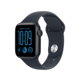 Apple Watch SE 3 GPS 40mm Midnight Aluminium Case with Navy Blue Sport Band - M/L (2026)