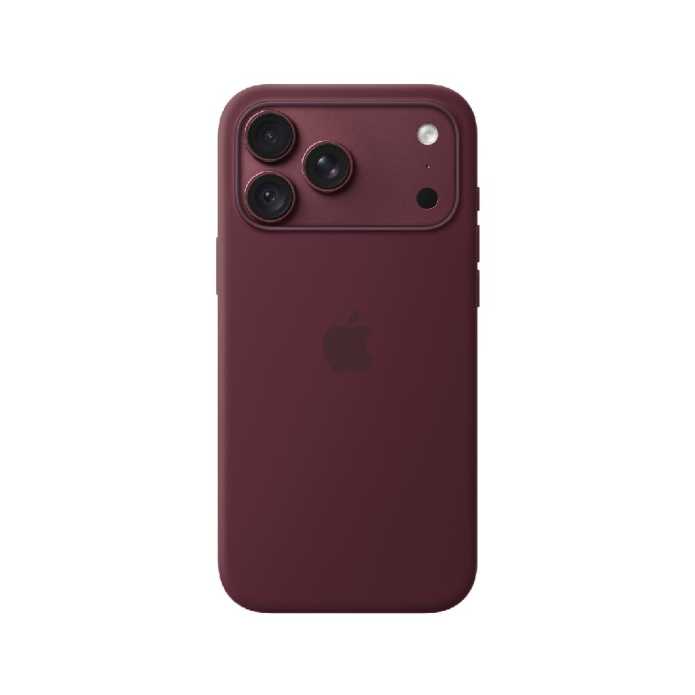 Apple iPhone 18 Pro Max Silicone Case with MagSafe - Burgundy