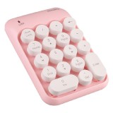 คีย์บอร์ดตัวเลขไร้สาย MOFii Numberic Wireless Keyboard Biscuit Pink