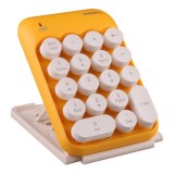 คีย์บอร์ดตัวเลขไร้สาย MOFii Numberic Wireless Keyboard Biscuit Yellow