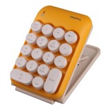 คีย์บอร์ดตัวเลขไร้สาย MOFii Numberic Wireless Keyboard Biscuit Yellow