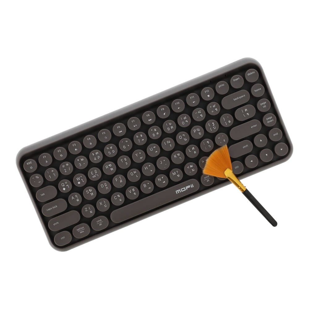 คีย์บอร์ดไร้สาย MOFii Bluetooth Keyboard Waffle Grey (TH/EN)