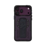 เคส Skinarma iPhone 18 Pro Max Phantom Magsafe/PU/Grip-Stand - Burgundy 