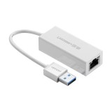 ตัวแปลง Ugreen USB3.0 Giga Lan Card-ABS case 10CM ABS White