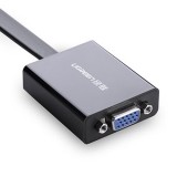UGREEN Adapter HDMI Male to VGA Converter 3.5mm Audio Black