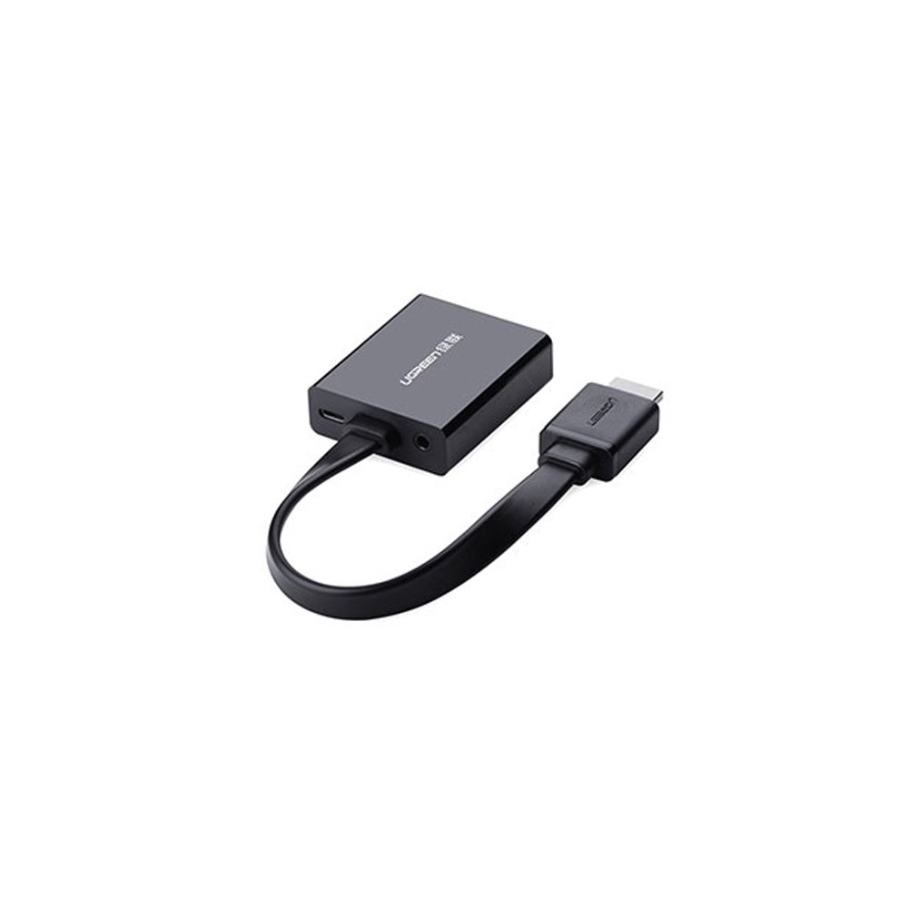 Adaptateur Ugreen HDMI - VGA micro USB / audio mini jack 3,5 mm noir  (40248) - grossiste d'accessoires GSM Hurtel