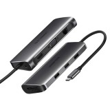 UGREEN Port Hub 9-in-1 USB-C to HDMI + VGA + 3 USB3.0 + LAN + TF/SD + PD Gray