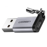 UGREEN Adapter USB-A Male to USB-C 3.1A Connector Gray (50533)