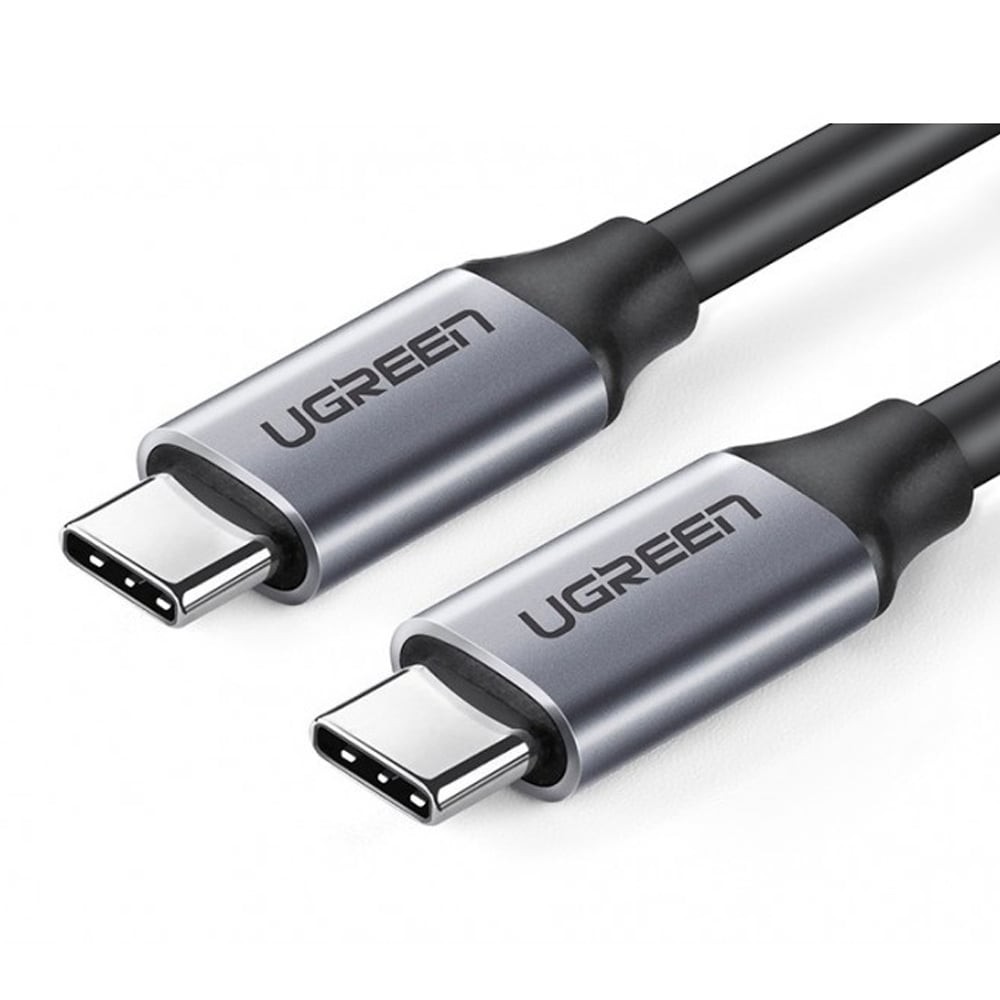 สายชาร์จ Ugreen USB-C to USB-C Cable 60W 1.5M. GEN1 Gray (50751)