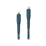 สายชาร์จ Energea Lightning to USB-C Cable NYLOFLEX (MFI) 1.5 เมตร . Blue