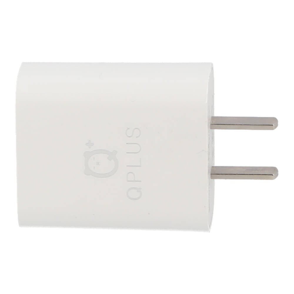 อะแดปเตอร์ QPLUS Wall Charger 2 USB-A พร้อมสายชาร์จ Micro USB TG01 White