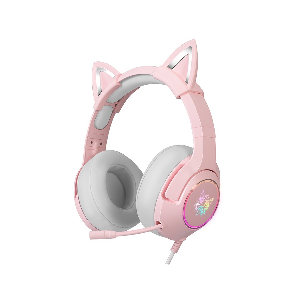 หูฟังเกมมิ่ง Onikuma gaming Headset K9 3.5mm Pink