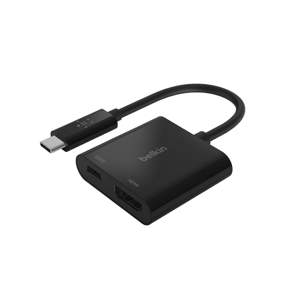 Belkin Port Hub USB-C to HDMI adapter with PD Black (AVC002btBK)