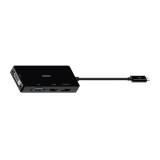 Belkin Port Hub USB-C 4 in 1 Video adapter Black (AVC003btBK)