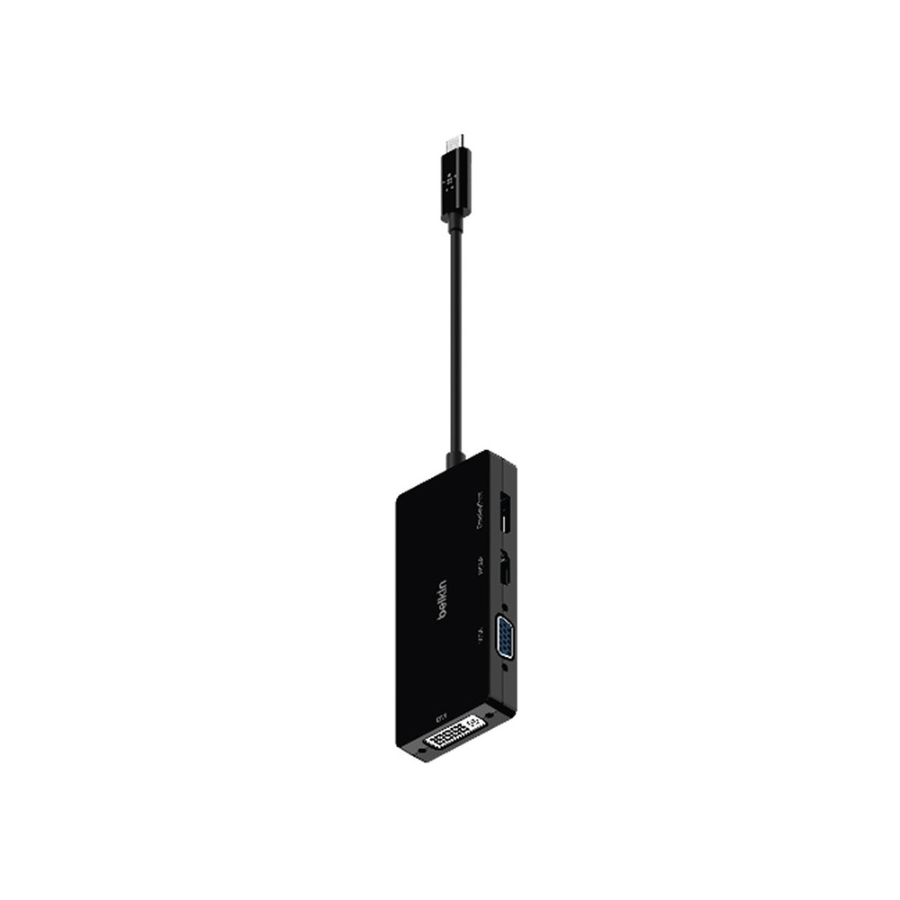 Belkin Port Hub USB-C 4 in 1 Video adapter Black (AVC003btBK)