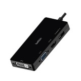 Belkin Port Hub USB-C 4 in 1 Video adapter Black (AVC003btBK)