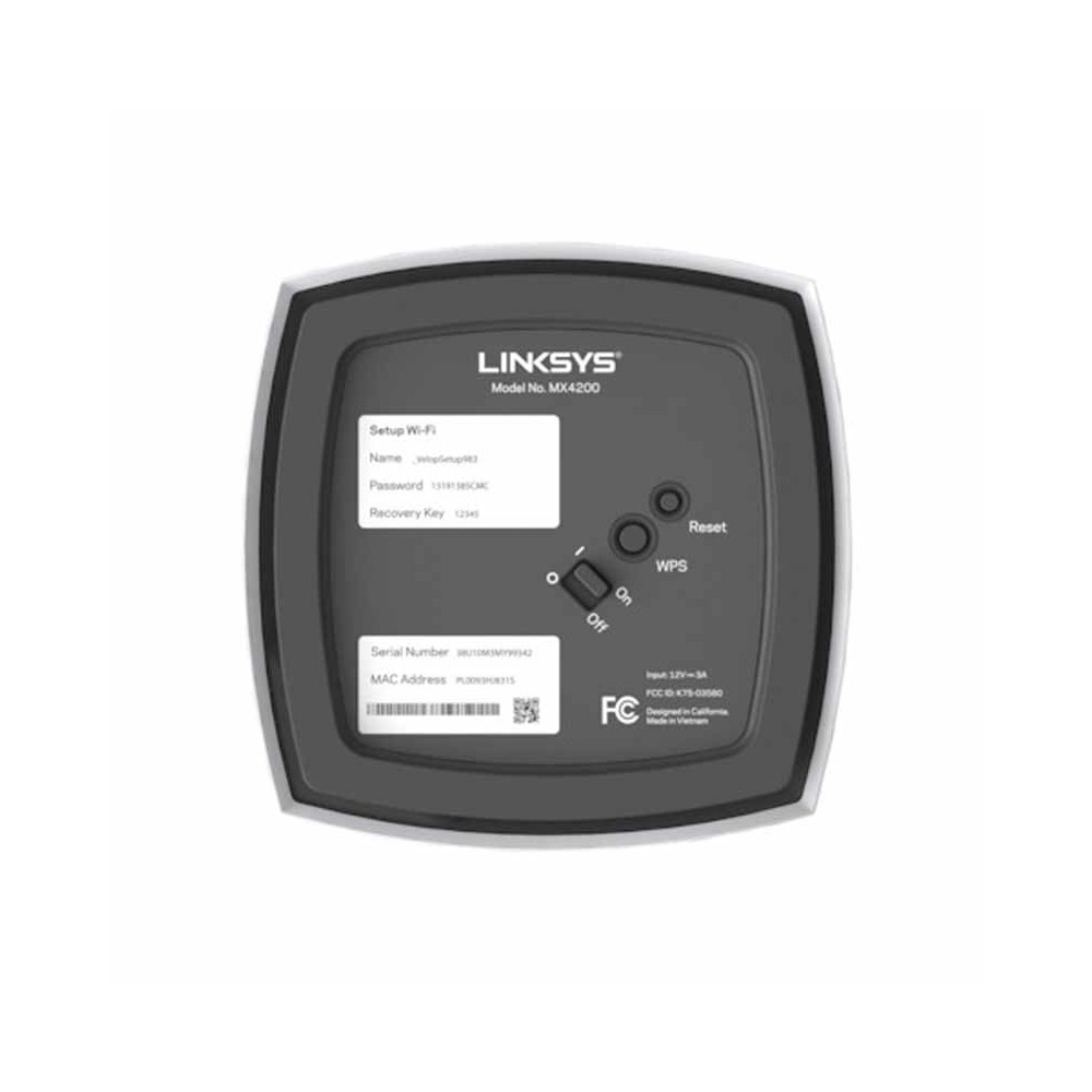 เราเตอร์ Linksys MX8400 Velop AX4200 Tri-Band Mesh Wi-Fi 6 (2 Pack)