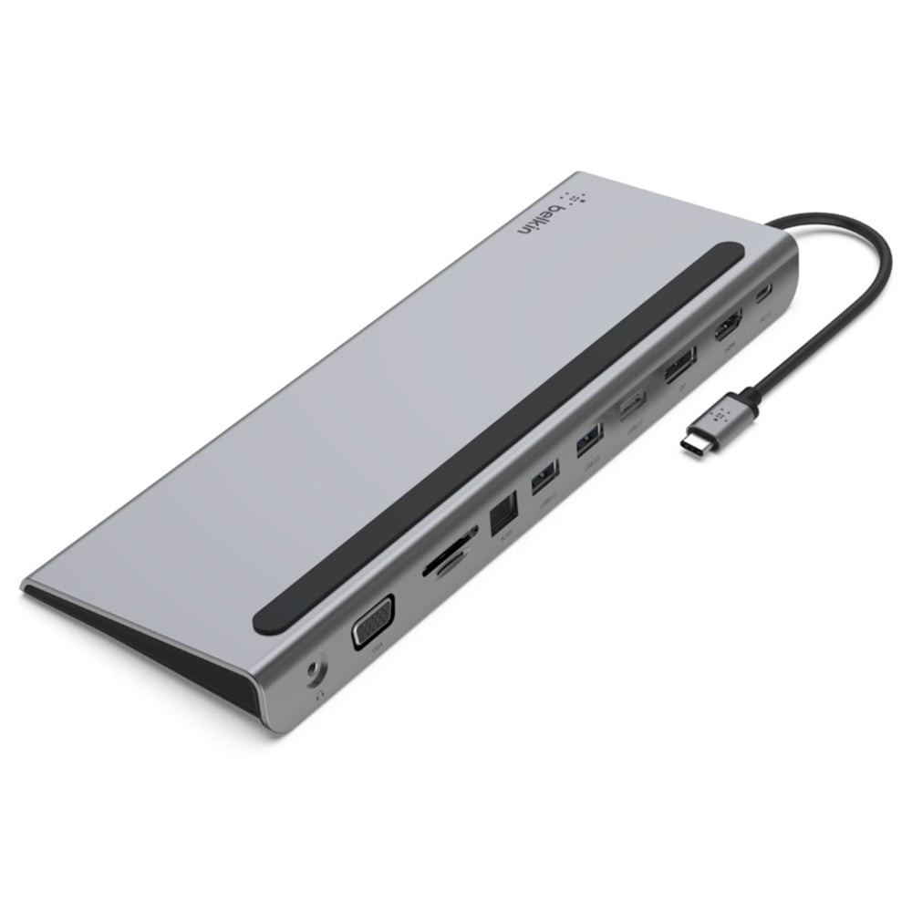 Belkin Port Hub Connect Type-C HUB 11-in1 Multiport Dock with Power Pass-Thru 100W