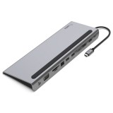 Belkin Port Hub Connect Type-C HUB 11-in1 Multiport Dock with Power Pass-Thru 100W