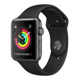 Apple Watch Series 3 GPS 42mm Space Gray Aluminium Case with Black Sport Band