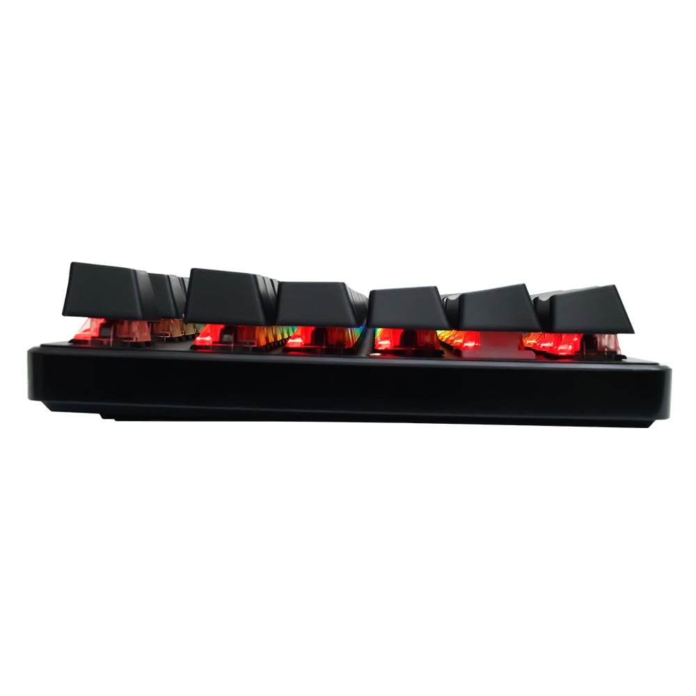 คีย์บอร์ดเกมมิ่ง Signo Gaming Keyboard Mechanical Mini RGB Invego KB-728 Black