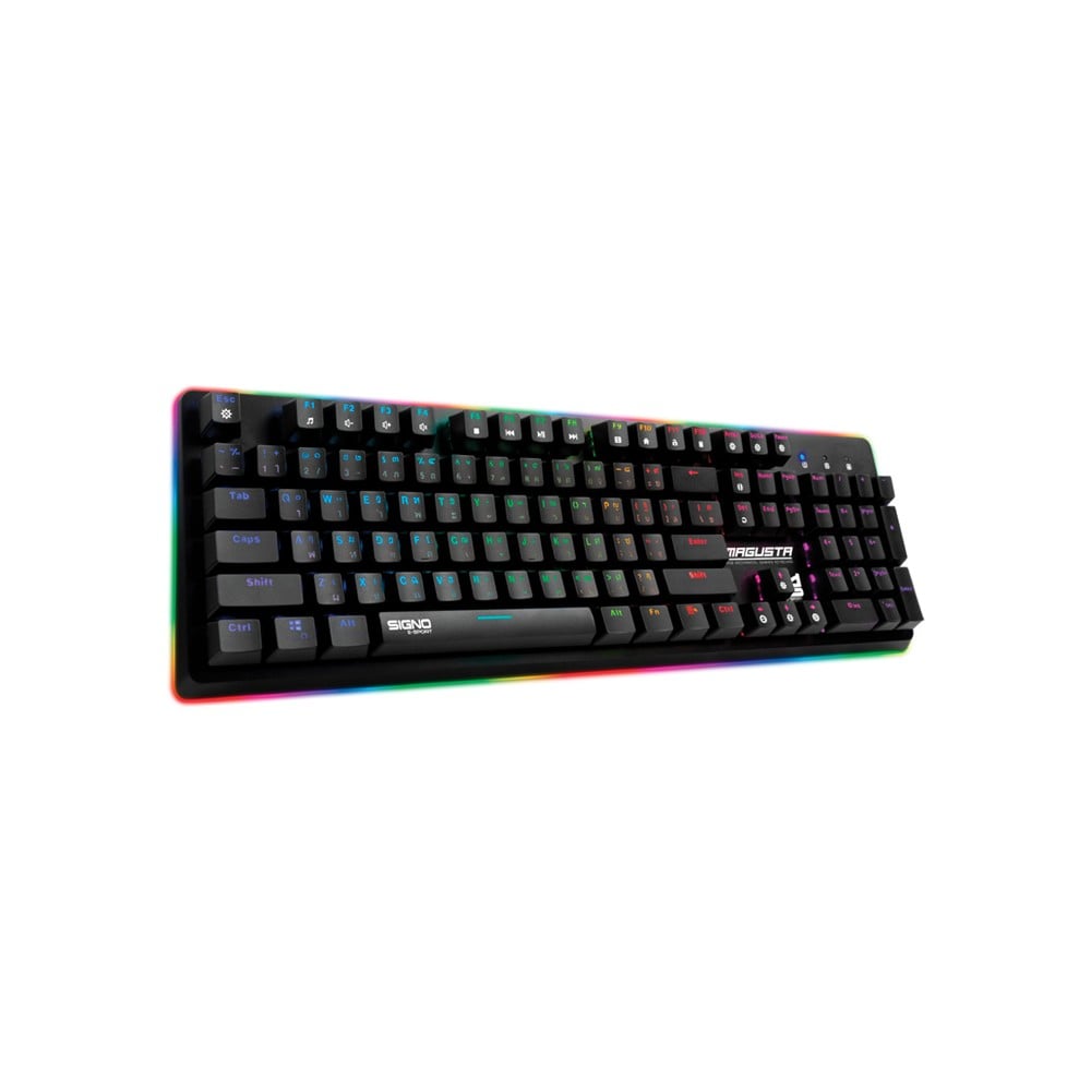 คีย์บอร์ดเกมมิ่ง Signo Gaming Keyboard RGB Mechanical Magusta KB-781 Blue Switch