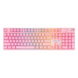 คีย์บอร์ดเกมมิ่ง Signo Gaming Keyboard Mechanical RGB KB-741 P PINKKER