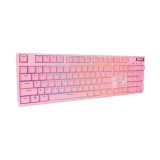 คีย์บอร์ดเกมมิ่ง Signo Gaming Keyboard Mechanical RGB KB-741 P PINKKER