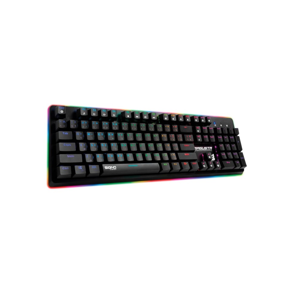 คีย์บอร์ดเกมมิ่ง Signo Gaming Keyboard RGB Mechanical Magusta KB-781 Red Switch