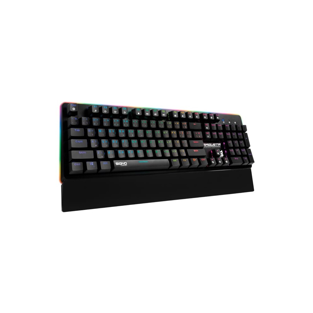 คีย์บอร์ดเกมมิ่ง Signo Gaming Keyboard RGB Mechanical Magusta KB-781 Red Switch