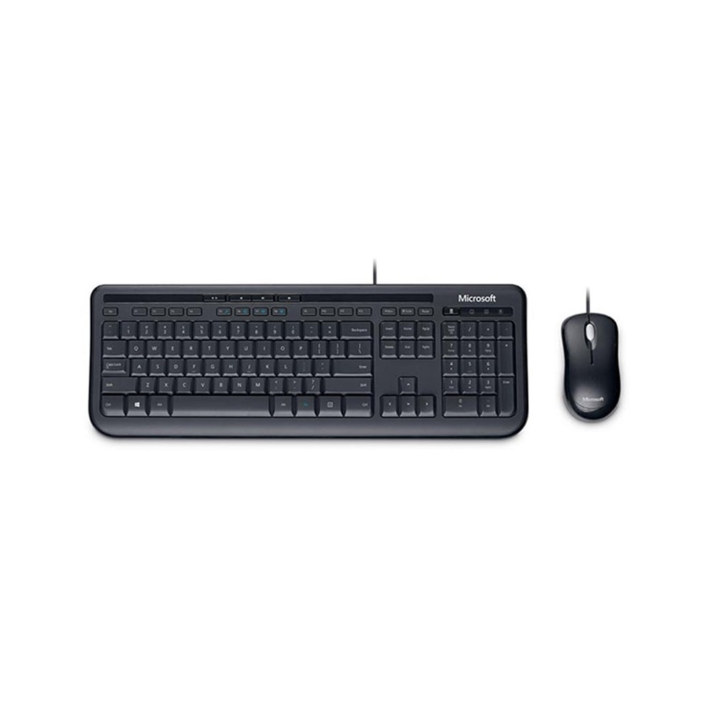 เมาส์และคีย์บอร์ด Microsoft Wired Mouse + Keyboard Desktop 600 Optical (TH/EN)