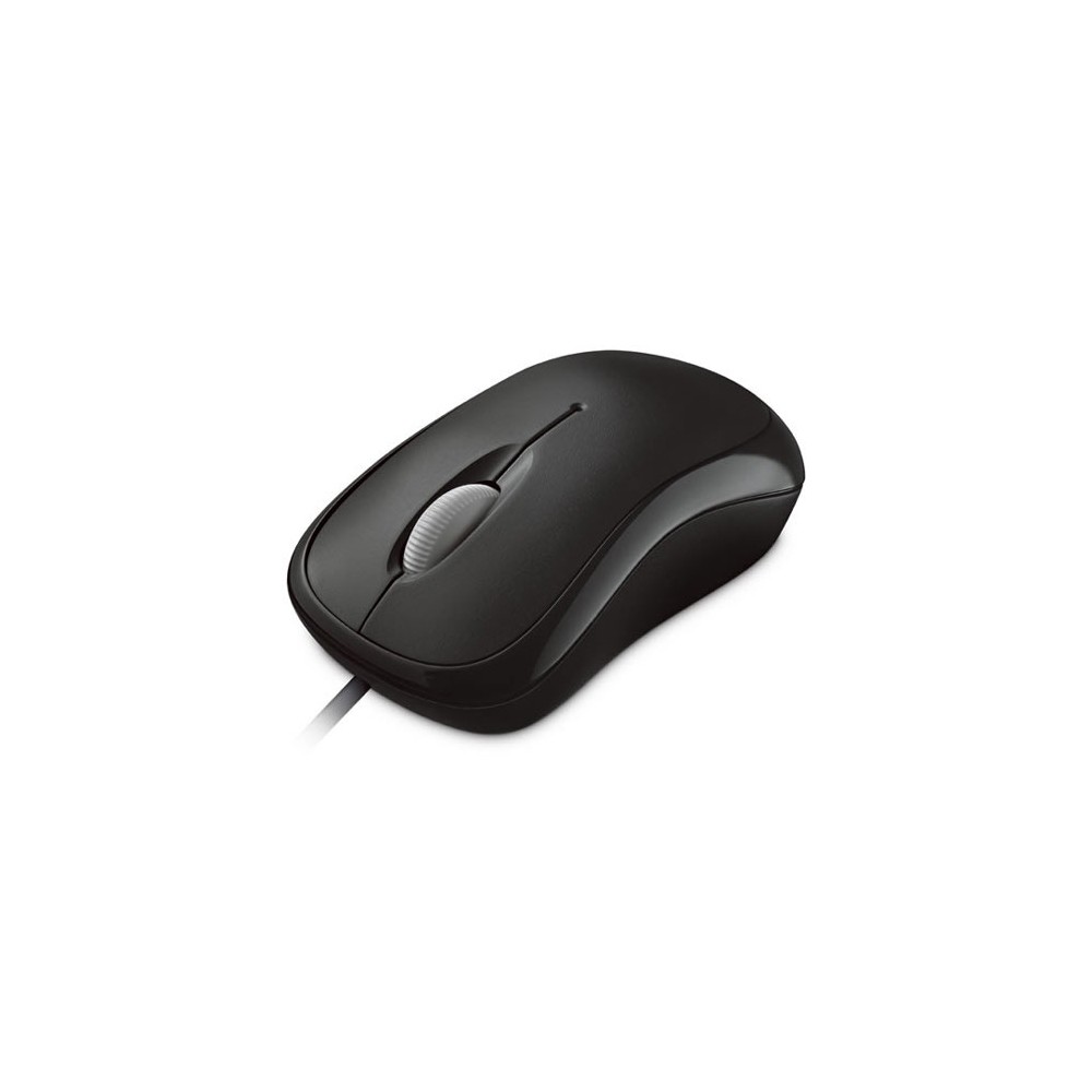 เมาส์Microsoft Wired Mouse L2 Basic Optical Black