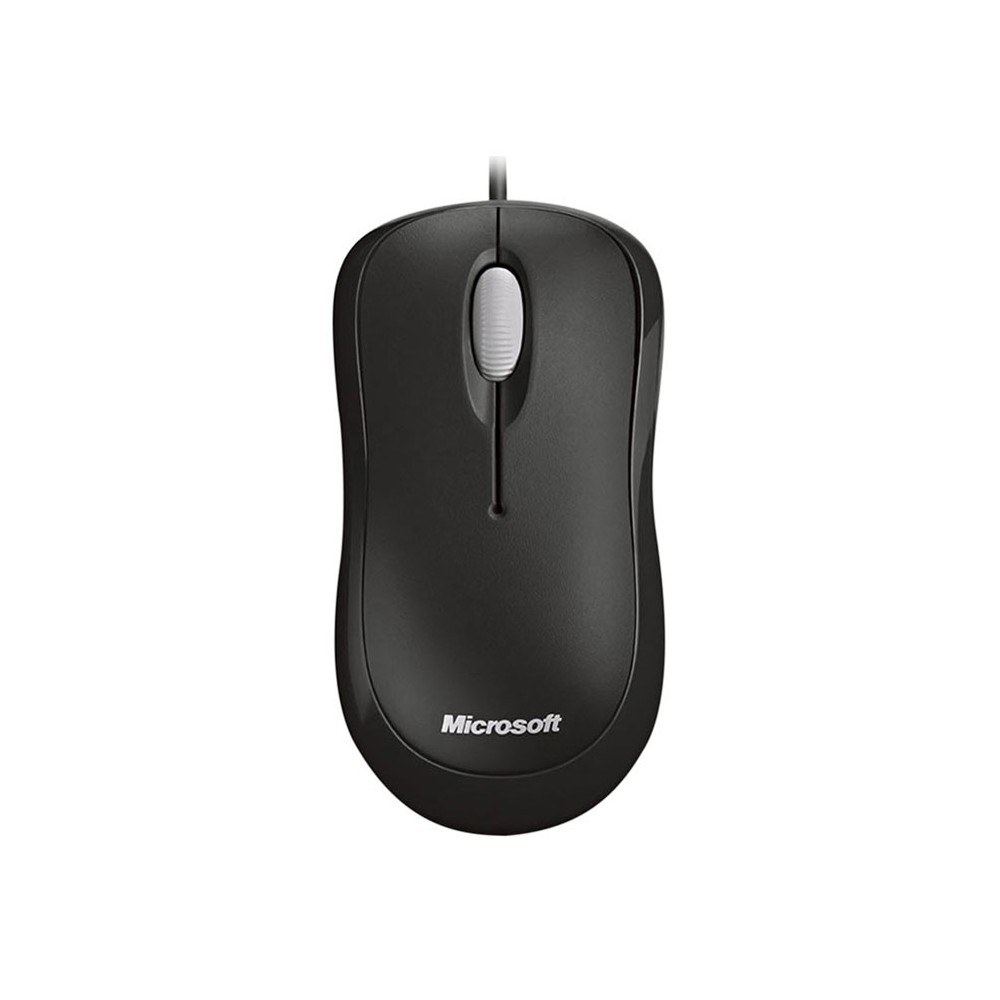 เมาส์Microsoft Wired Mouse L2 Basic Optical Black