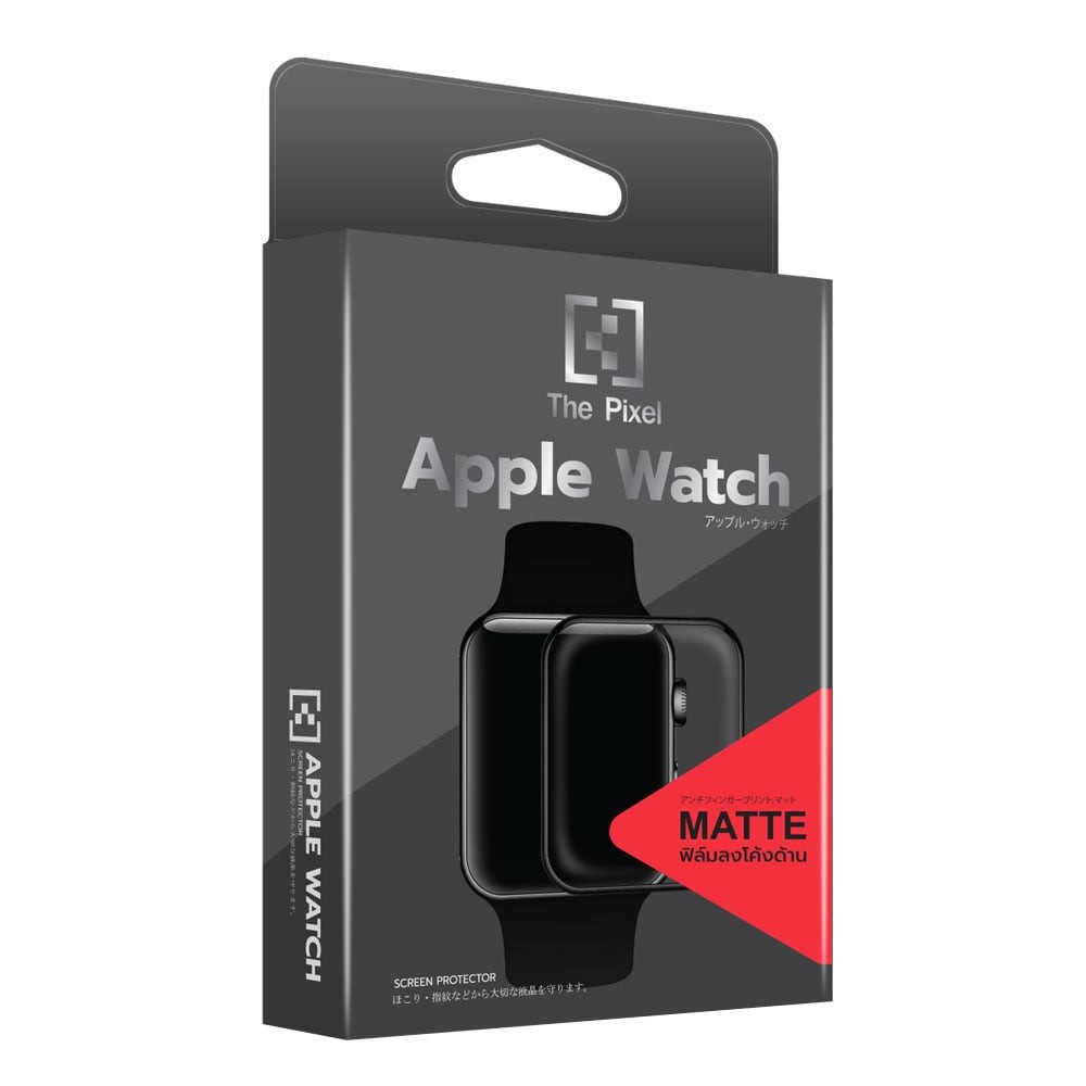 The Pixel Film for Apple Watch Series 4/5/6/SE 40mm SF Pro Matte Black