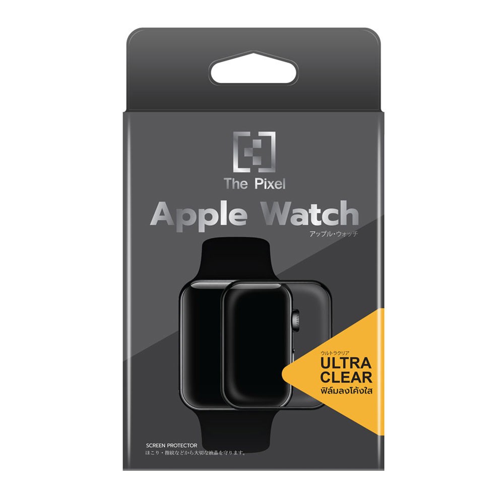 The Pixel ฟิล์มกันรอย Apple Watch Series 4/5/6/SE 40mm SF Pro Ultra Clear Black