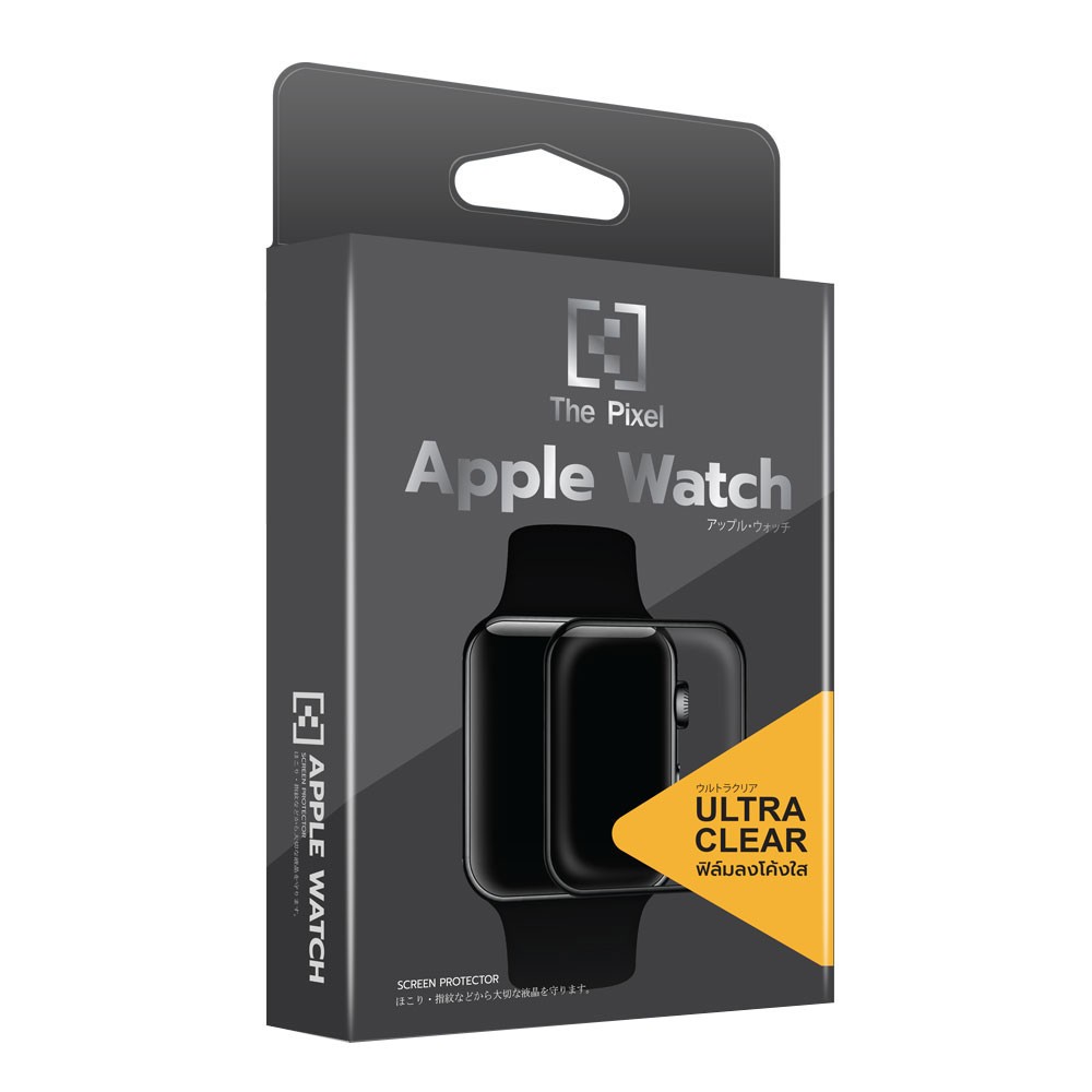 The Pixel ฟิล์มกันรอย Apple Watch Series 4/5/6/SE 40mm SF Pro Ultra Clear Black
