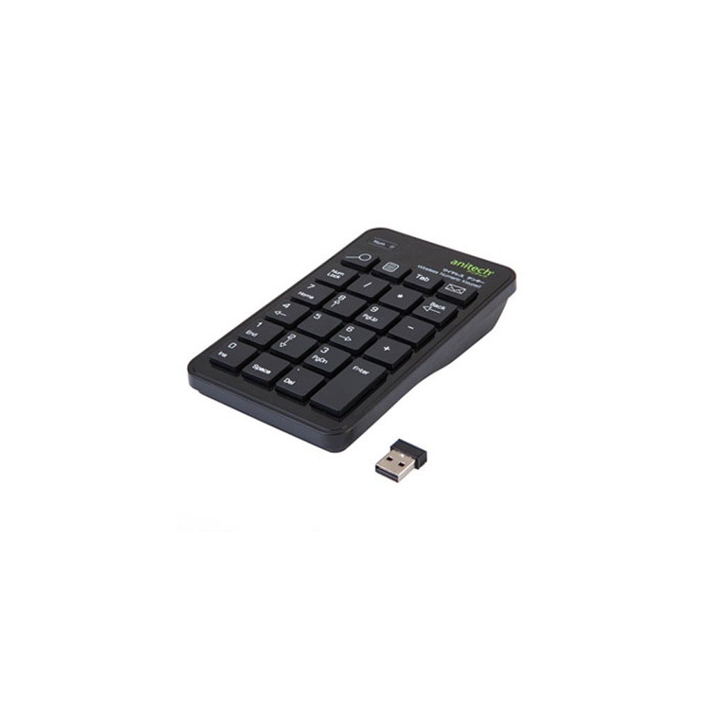 Anitech Keypad Retractable Wireless N181 Black